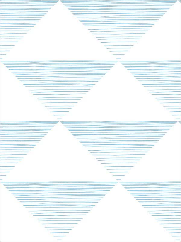 Geo Stripe wallpaper in sky blue color - pattern number DA61901 - by Seabrook in the Day Dreamers collection