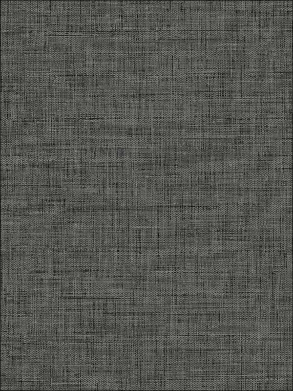 Easy Linen fabric in charcoal color - pattern number BV30200 - by Seabrook in the Texture Gallery collection