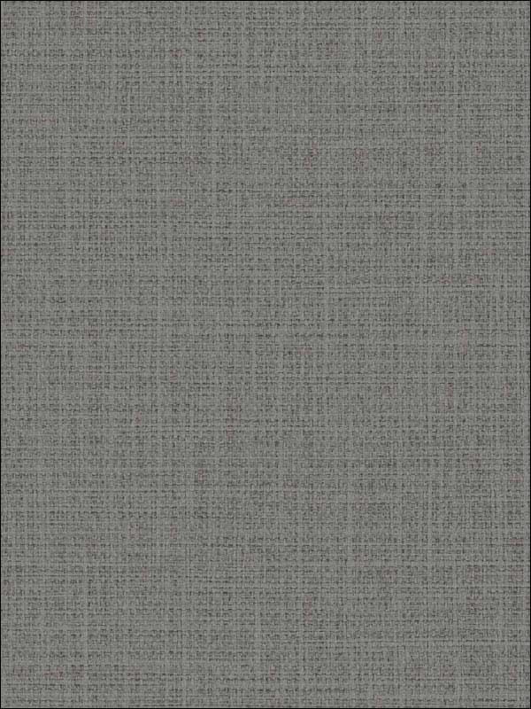 Woven Raffia wallpaper in charcoal color - pattern number BV30300 - by Seabrook in the Texture Gallery collection
