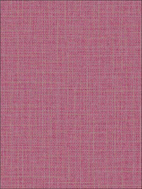 Woven Raffia wallpaper in fucshia color - pattern number BV30301 - by Seabrook in the Texture Gallery collection