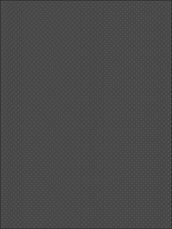 Mini Diamond Geo wallpaper in ebony glitter color - pattern number AW73508 - by Collins and Company in the Casa Blanca 2 collection