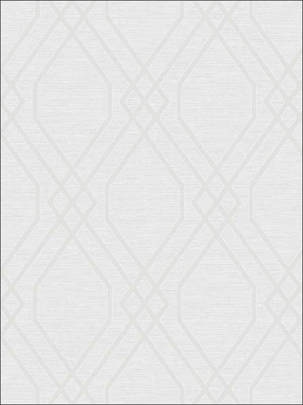 Diamond Geo wallpaper in metallic pearl color - pattern number AW73700 - by Collins and Company in the Casa Blanca 2 collection