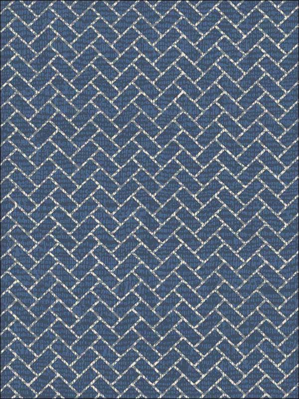 Haberdashy fabric in indigo color - pattern number WBP10212.WT.0 - by Winfield Thybony in the Barclay Butera Living in Style collection