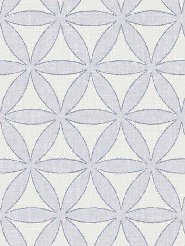 Bohemian Rhapsody wallpaper in serenity color - pattern number WBP11302.WT.0 - by Winfield Thybony in the Barclay Butera Living in Style collection