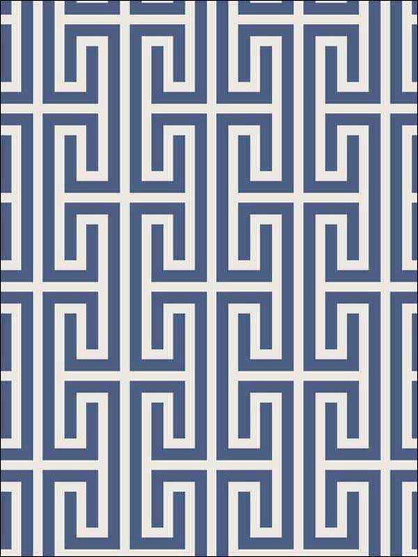 Santorini wallpaper in indigo color - pattern number WBP11902.WT.0 - by Winfield Thybony in the Barclay Butera Living in Style collection