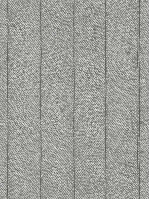 Skin Stripes wallpaper in grey color - pattern number RM91300 - by Casa Mia in the Graphite collection