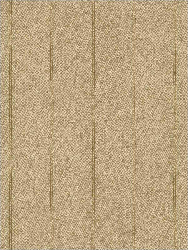 Skin Stripes wallpaper in gold brown color - pattern number RM91305 - by Casa Mia in the Graphite collection