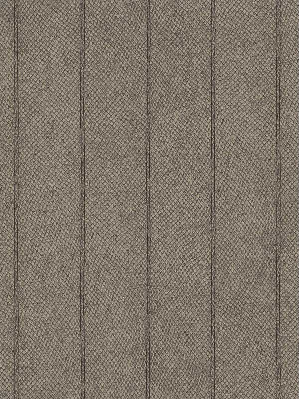 Skin Stripes wallpaper in brown color - pattern number RM91306 - by Casa Mia in the Graphite collection
