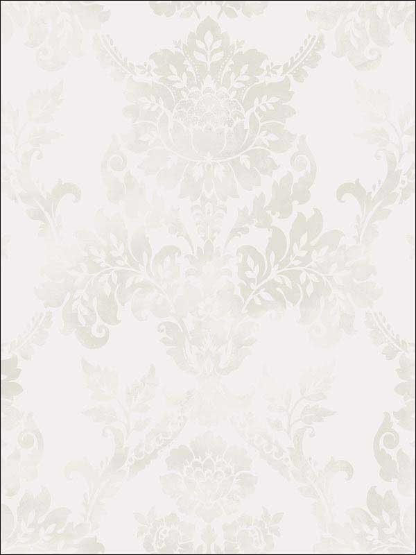 Neoclassic Hidden Damask fabric in soft pink color - pattern number RM50603 - by Casa Mia in the Opal collection