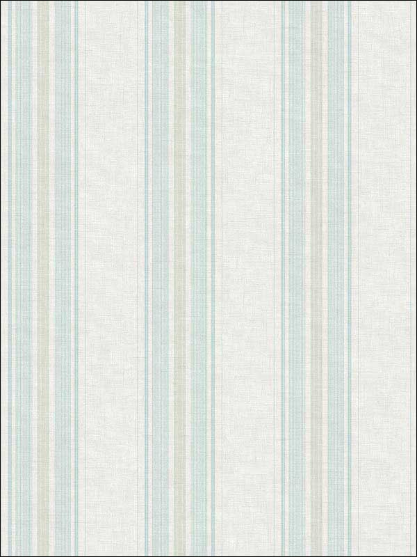 Stripes wallpaper in soft grey blue color - pattern number RM51702 - by Casa Mia in the Opal collection
