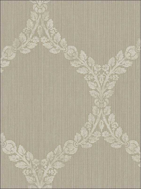 Medallion fabric in beige color - pattern number RM80906 - by Casa Mia in the Quartz collection