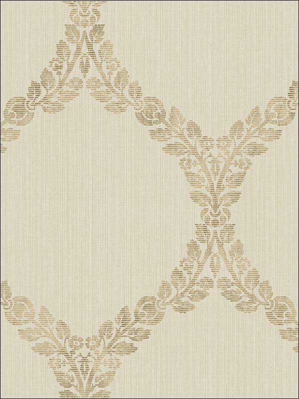 Medallion fabric in send color - pattern number RM80907 - by Casa Mia in the Quartz collection