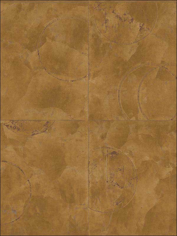 Marble Tiles fabric in bronze color - pattern number RM40706 - by Casa Mia in the Titanium collection
