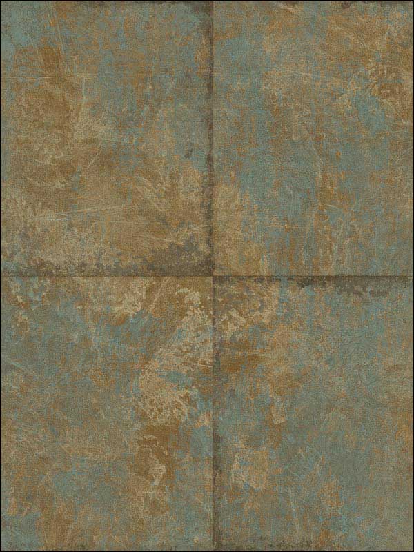 Marble Tiles fabric in gulf stream brown color - pattern number RM41004 - by Casa Mia in the Titanium collection