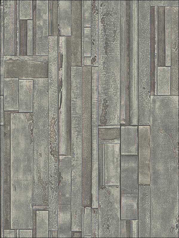 Stone Texture fabric in dark grey silver color - pattern number RM41102 - by Casa Mia in the Titanium collection