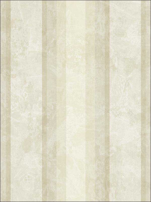 Stripes wallpaper in white soft grey cream color - pattern number RM41305 - by Casa Mia in the Titanium collection