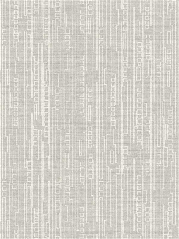 Geometric Texture wallpaper in soft grey white color - pattern number RM31110 - by Casa Mia in the Zinc by Casa Mia collection
