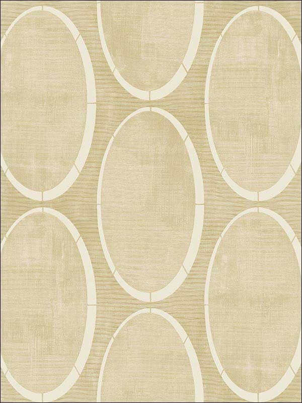 Metallic Circles fabric in beige cream color - pattern number RM70003 - by Casa Mia in the Zircon collection