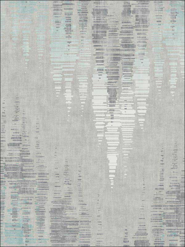Graffity Effect fabric in grey dark grey soft blue color - pattern number RM70204 - by Casa Mia in the Zircon collection