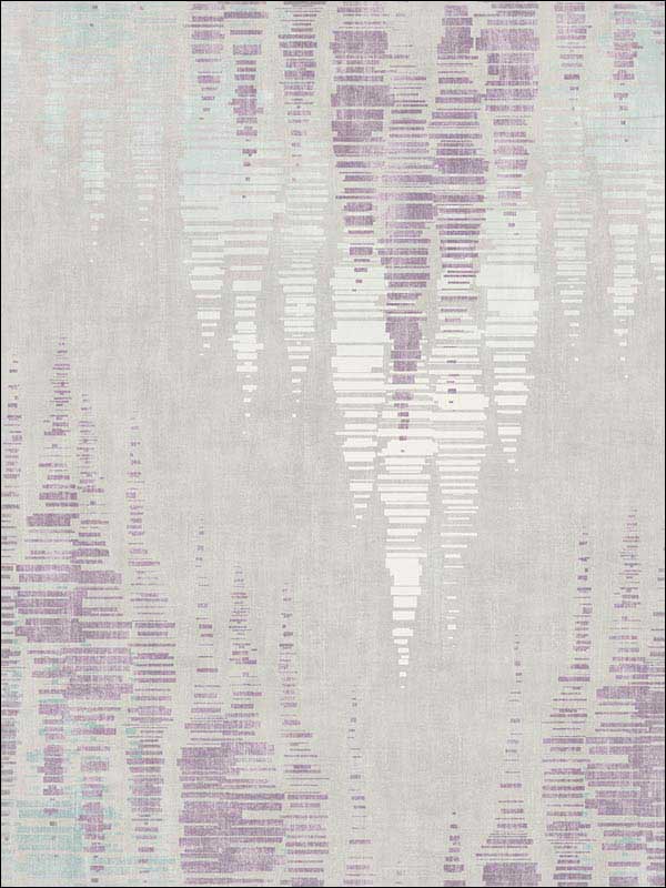 Graffity Effect fabric in soft grey white purple color - pattern number RM70209 - by Casa Mia in the Zircon collection