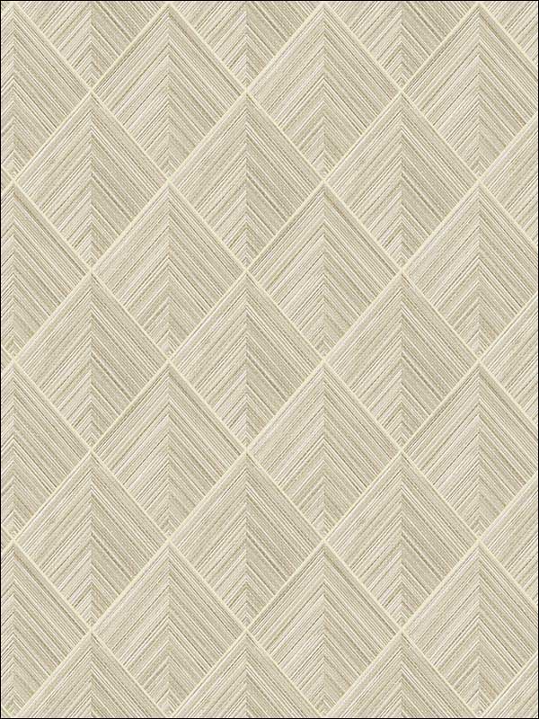 3D Pyramid Grasscloth fabric in sand color - pattern number RM71005 - by Casa Mia in the Zircon collection