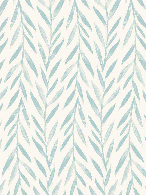 Magnolia Home Willow Peel and Stick fabric in blue color - pattern number PSW1019RL - by Magnolia Home by Joanna Gaines in the Magnolia Home Peel and Stick Wallpaper collection