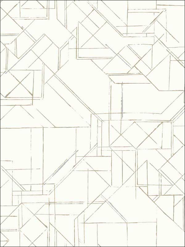 Prism Schematics Peel and Stick fabric in grey color - pattern number PSW1051RL - by York in the York Premium Peel and Stick Line Art Wallpaper collection