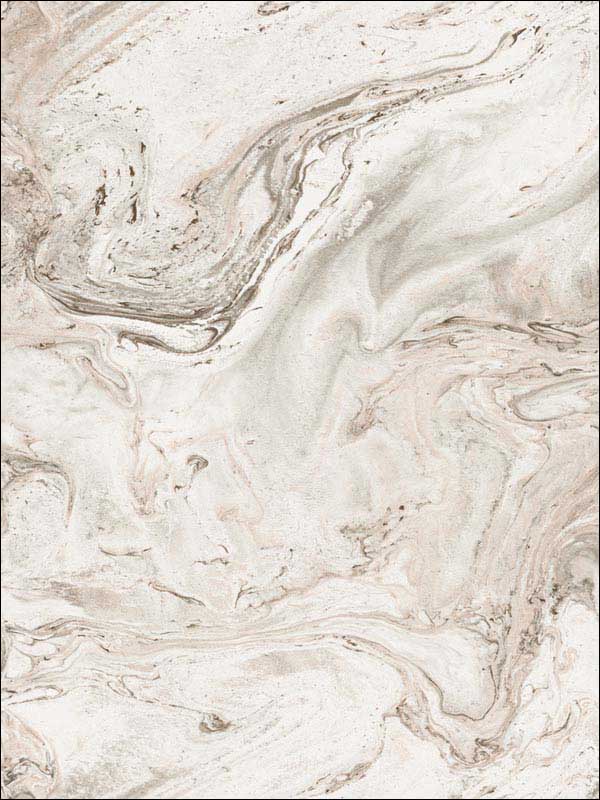 Oil and Marble Peel and Stick fabric in clay and taupe color - pattern number PSW1125RL - by York in the York Premium Peel and Stick Stonework Wallpaper collection