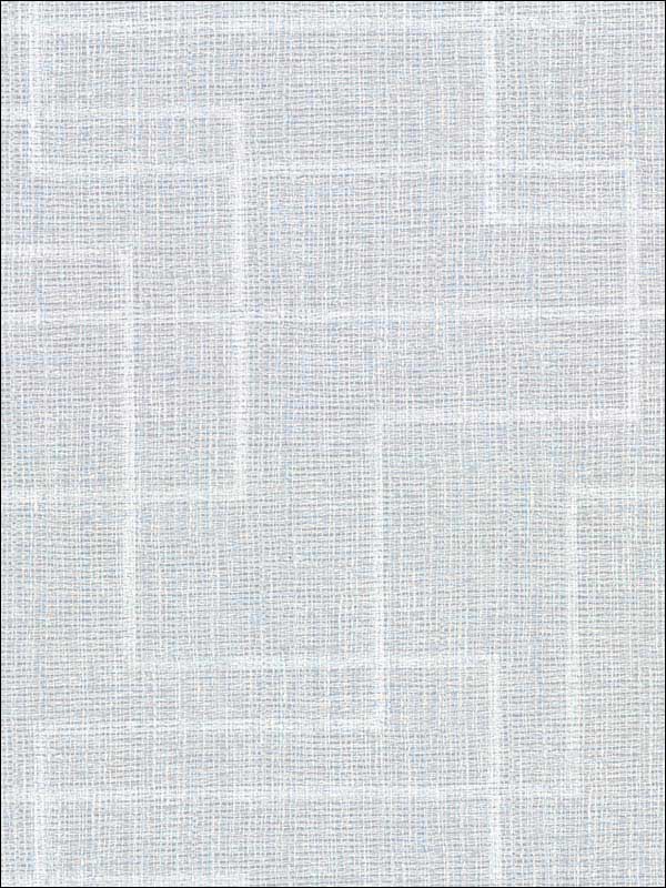 Clarendon Faux Grasscloth fabric in sky blue color - pattern number 2921-50502 - by Warner in the Warner Textures IX 2754 Mainstreet collection