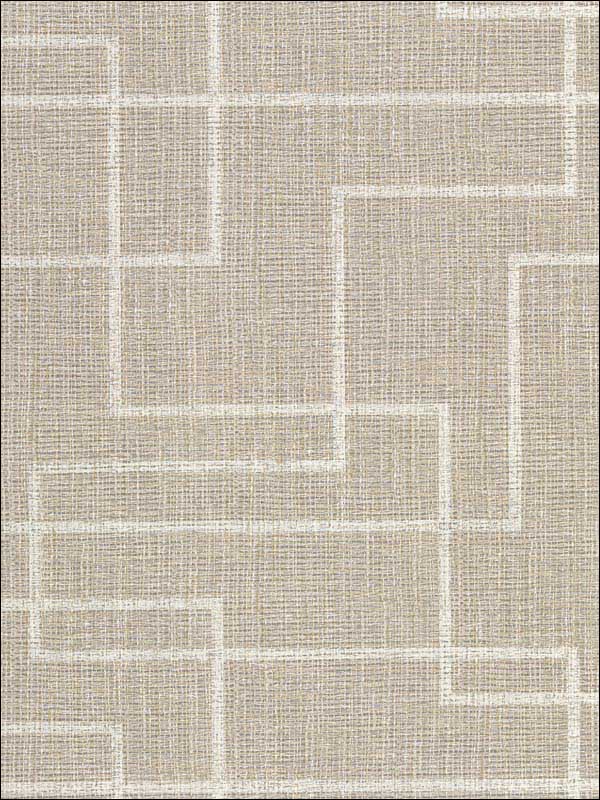 Clarendon Faux Grasscloth fabric in brown color - pattern number 2921-50507 - by Warner in the Warner Textures IX 2754 Mainstreet collection