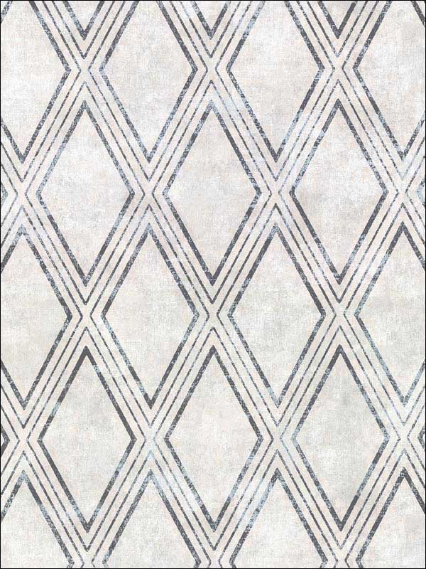 Dartmouth Faux Plaster Geometric fabric in light grey color - pattern number 2921-51000 - by Warner in the Warner Textures IX 2754 Mainstreet collection