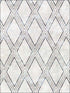 Dartmouth Faux Plaster Geometric fabric in light grey color - pattern number 2921-51000 - by Warner in the Warner Textures IX 2754 Mainstreet collection