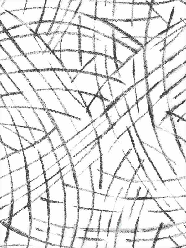 Willy Nilly Brushstrokes fabric in black color - pattern number 2902-25506 - by A Street Prints in the Theory collection