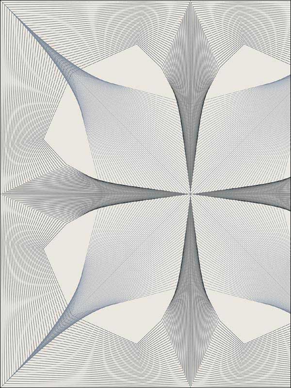Radius Geometric fabric in black color - pattern number 2902-25524 - by A Street Prints in the Theory collection