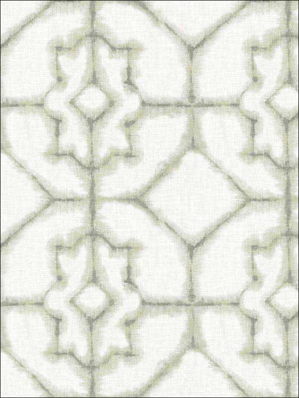Verandah Shibori fabric in moss color - pattern number 2902-25531 - by A Street Prints in the Theory collection