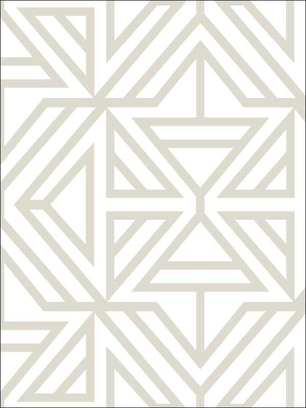 Helios Geometric fabric in bone color - pattern number 2902-25554 - by A Street Prints in the Theory collection