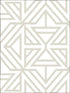 Helios Geometric fabric in bone color - pattern number 2902-25554 - by A Street Prints in the Theory collection