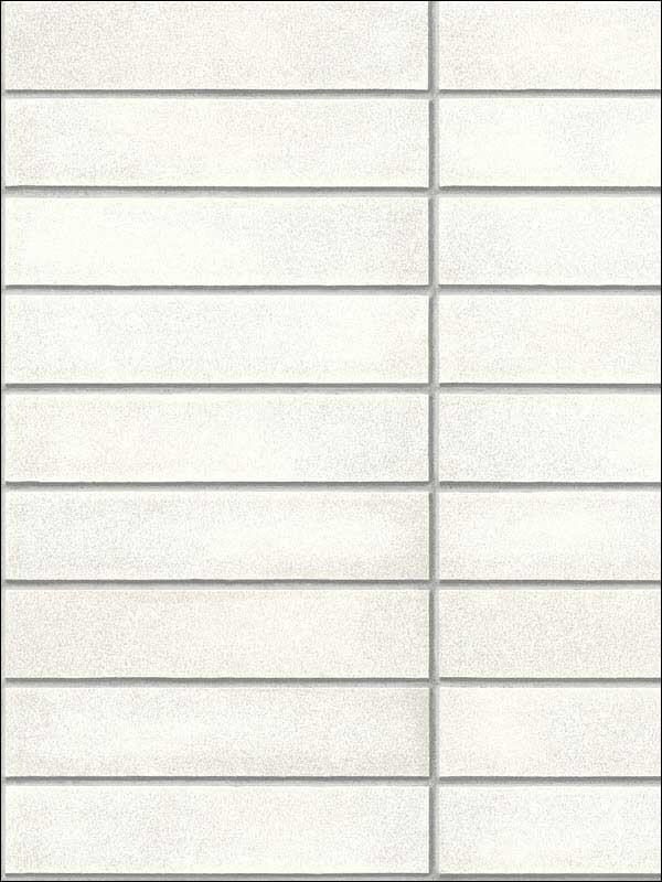 Midcentury Modern Bricks wallpaper in white color - pattern number 2922-24026 - by A Street Prints in the Trilogy collection