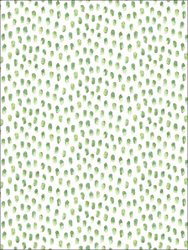 Sand Drips Painted Dots fabric in green color - pattern number 3120-13612 - by Chesapeake in the Sanibel collection