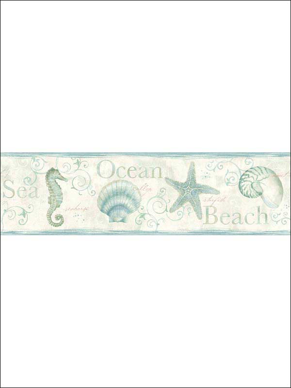 Island Bay Starfish fabric in sea green color - pattern number 3120-53562B - by Chesapeake in the Sanibel collection
