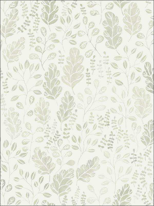 Isha Leaf wallpaper in beige color - pattern number 2948-27011 - by A Street Prints in the Spring collection
