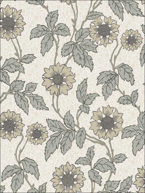 Leilani Floral wallpaper in white color - pattern number 2948-28020 - by A Street Prints in the Spring collection