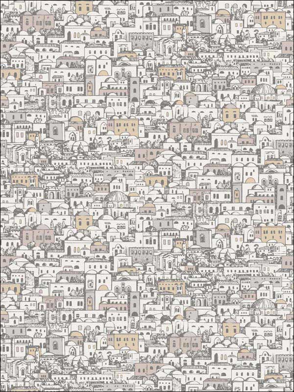 Mediterranea fabric in white gilver color - pattern number 114/19038.CS.0 - by Cole and Son in the Fornasetti Senza Tempo collection