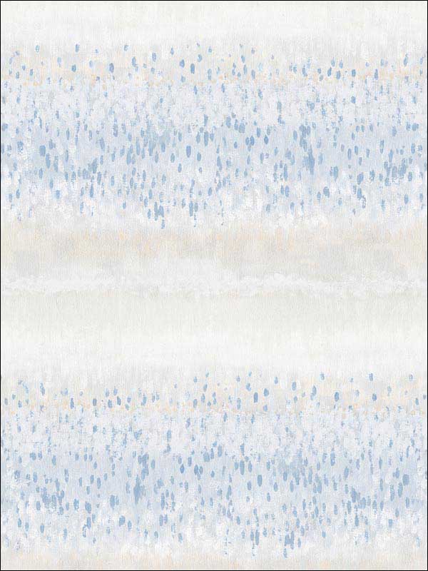 Monet Meadow wallpaper in blue beige color - pattern number FW36801 - by Patton Norwall in the Fresh Watercolors collection