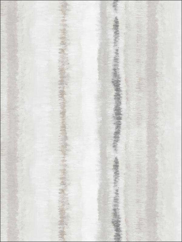 Frequency Stripe wallpaper in grey color - pattern number FW36811 - by Patton Norwall in the Fresh Watercolors collection