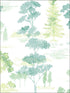 Forest fabric in green color - pattern number FW36832 - by Patton Norwall in the Fresh Watercolors collection