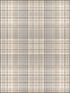 Check Plaid fabric in beige coffee grey color - pattern number AF37721 - by Patton Norwall in the Flourish collection