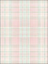 Check Plaid fabric in turquoise pink cream color - pattern number AF37723 - by Patton Norwall in the Flourish collection
