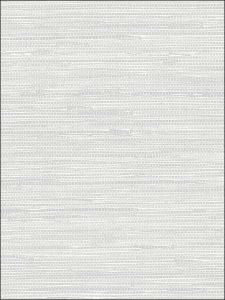 Grasscloth fabric in silver color - pattern number SB37920 - by Patton Norwall in the Simply Silks 4 collection