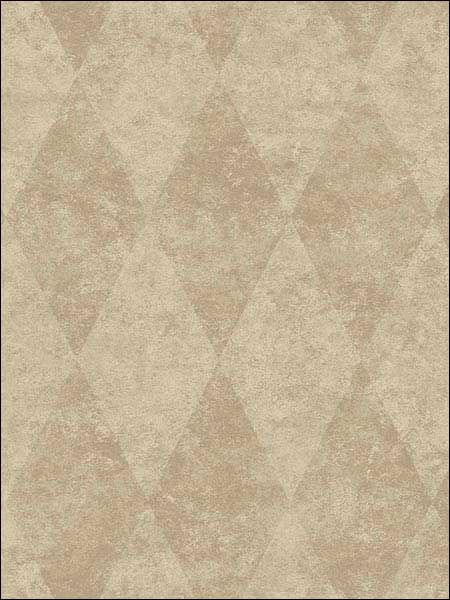 Rhombus wallpaper in gold color - pattern number SB37921 - by Patton Norwall in the Simply Silks 4 collection